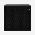 Bisley Glide with perforated doors Black
