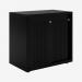 Bisley Glide with perforated doors Black