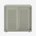 Bisley Glide with perforated doors Goose Grey