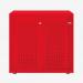 Bisley Glide with perforated doors Cardinal Red