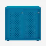Bisley Glide with perforated doors Azure