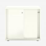 Bisley Glide with plain doors Chalk