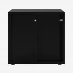 Bisley Glide with plain doors Black