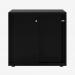 Bisley Glide with plain doors Black