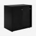 Bisley Glide with plain doors Black