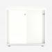 Bisley Glide with plain doors Traffic White