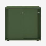 Bisley Glide with plain doors Olive Green