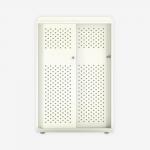 Bisley Glide with perforated doors Chalk