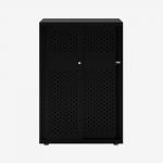 Bisley Glide with perforated doors Black