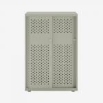 Bisley Glide with perforated doors Goose Grey