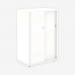Bisley Glide with perforated doors Traffic White