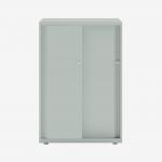 Bisley Glide with plain doors Bisley Silver