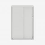 Bisley Glide with plain doors Light Grey
