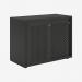 Bisley Glide with perforated doors Anthracite Grey
