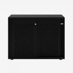 Bisley Glide with perforated doors Black