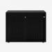 Bisley Glide with perforated doors Black