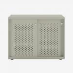 Bisley Glide with perforated doors Goose Grey