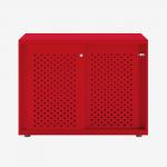 Bisley Glide with perforated doors Cardinal Red