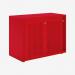 Bisley Glide with perforated doors Cardinal Red
