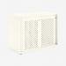 Bisley Glide with perforated doors Traffic White