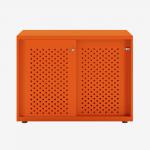 Bisley Glide with perforated doors Bisley Orange
