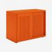 Bisley Glide with perforated doors Bisley Orange