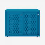 Bisley Glide with perforated doors Azure