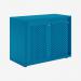 Bisley Glide with perforated doors Azure