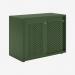 Bisley Glide with perforated doors Olive Green