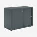 Bisley Glide with plain doors Anthracite Grey