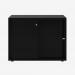 Bisley Glide with plain doors Black