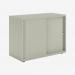 Bisley Glide with plain doors Goose Grey