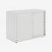 Bisley Glide with plain doors Light Grey