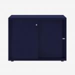 Bisley Glide with plain doors Oxford Blue