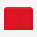 Bisley Glide with plain doors Cardinal Red