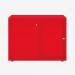 Bisley Glide with plain doors Cardinal Red