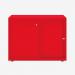 Bisley Glide with plain doors Cardinal Red