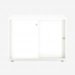Bisley Glide with plain doors Traffic White