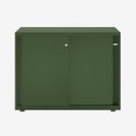 Bisley Glide with plain doors Olive Green