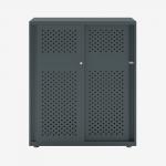 Bisley Glide with perforated doors Anthracite Grey