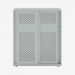 Bisley Glide with perforated doors Bisley Silver