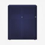 Bisley Glide with perforated doors Oxford Blue