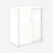 Bisley Glide with perforated doors Traffic White