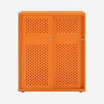 Bisley Glide with perforated doors Bisley Orange