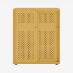 Bisley Glide with perforated doors Yellow