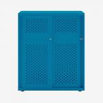 Bisley Glide with perforated doors Azure