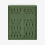 Bisley Glide with perforated doors Olive Green