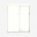 Bisley Glide with plain doors Chalk