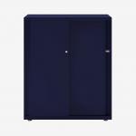 Bisley Glide with plain doors Oxford Blue