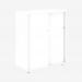 Bisley Glide with plain doors Traffic White